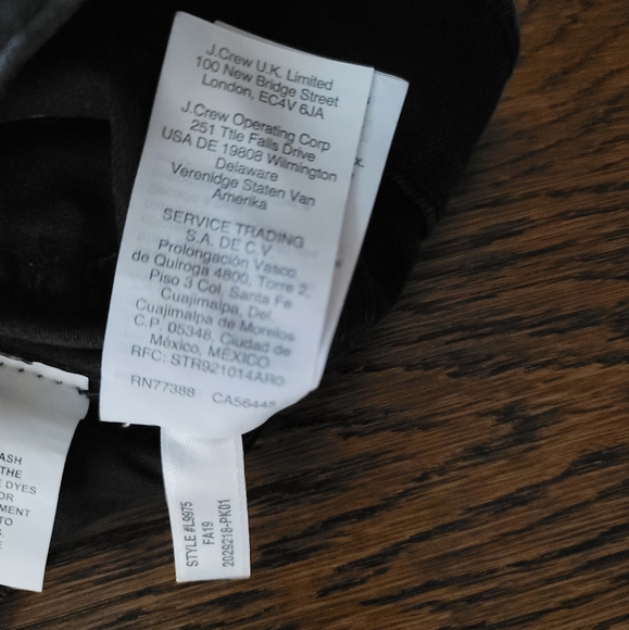 Madewell Black Denim Button-Down Mini Skirt. Size 24 (US XXS) - Picture 6 of 6